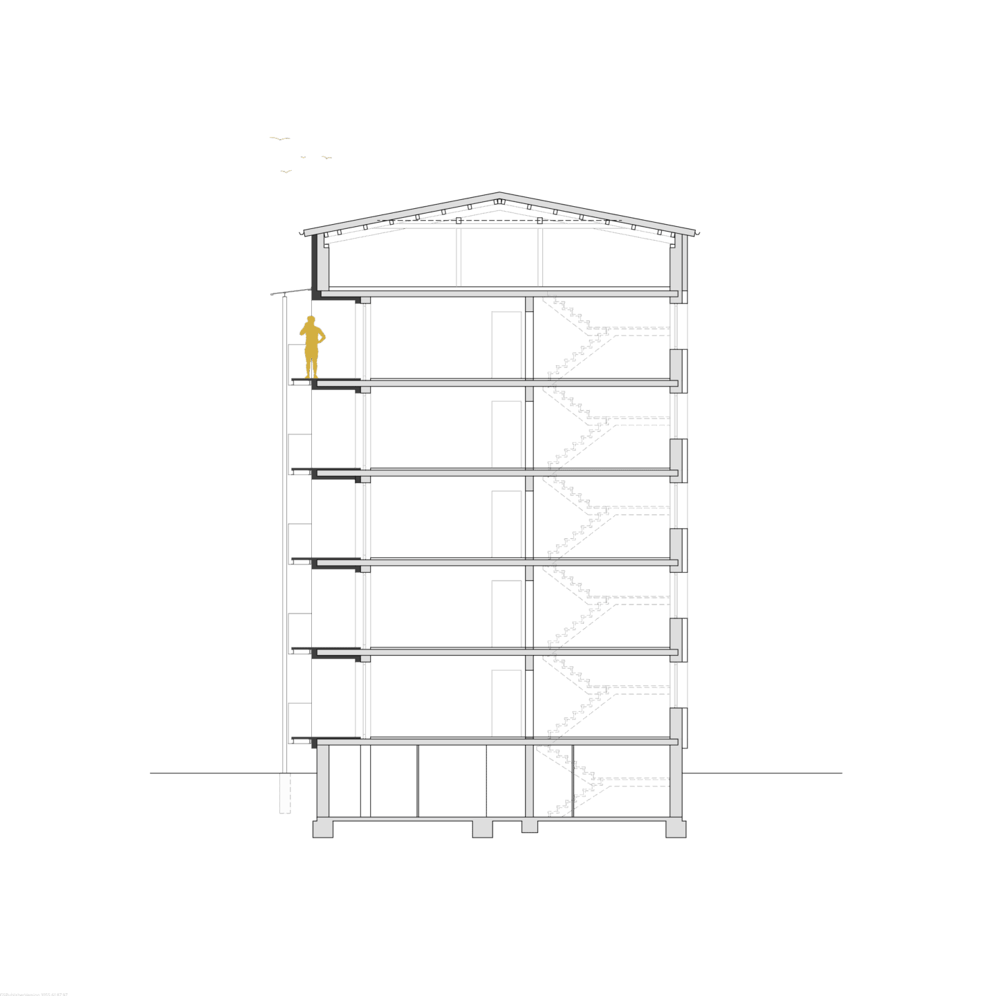 hauss architektur les schnitt