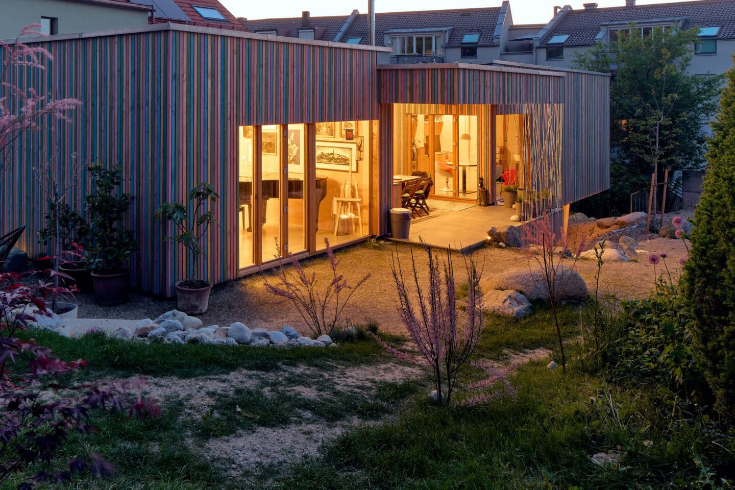 hauss architektur haus a bei nacht 2022